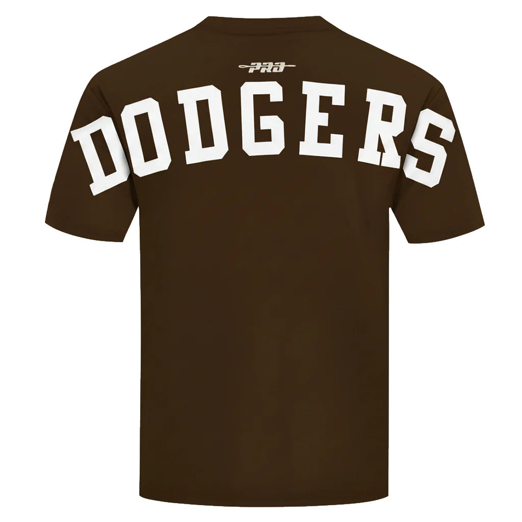 Pro Standard MLB LOS ANGELES DODGERS WINGSPAN MEN'S CJ DROP SHOULDER TEE -Brown