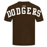 Pro Standard MLB LOS ANGELES DODGERS WINGSPAN MEN'S CJ DROP SHOULDER TEE -Brown