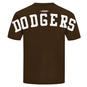 Pro Standard MLB LOS ANGELES DODGERS WINGSPAN MEN'S CJ DROP SHOULDER TEE -Brown