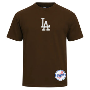 Pro Standard MLB LOS ANGELES DODGERS WINGSPAN MEN'S CJ DROP SHOULDER TEE -Brown
