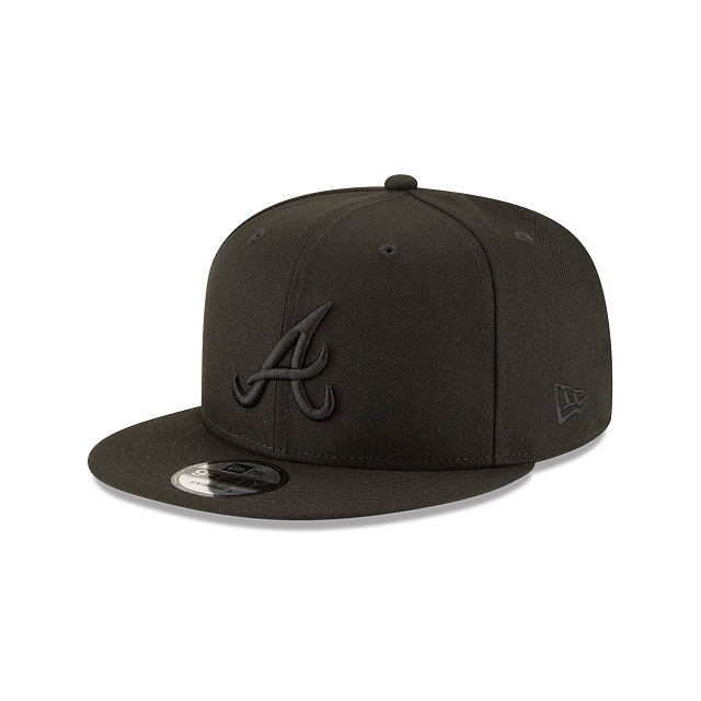 MLB New Era 9Fifty Basic Snapback Atlanta Braves Black / Black 950