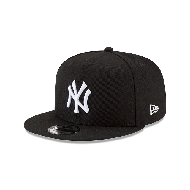 MLB New Era 9Fifty Basic Snapback Yankees Black / White 950