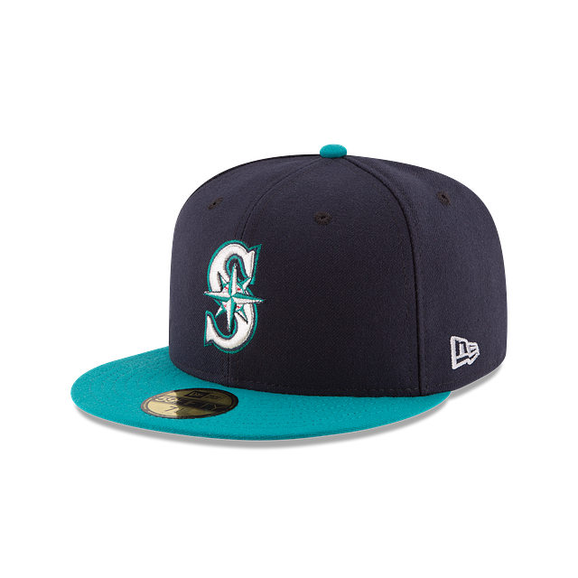 Seattle Mariners 59FIFTY On Field Navy/Teal Game 5950