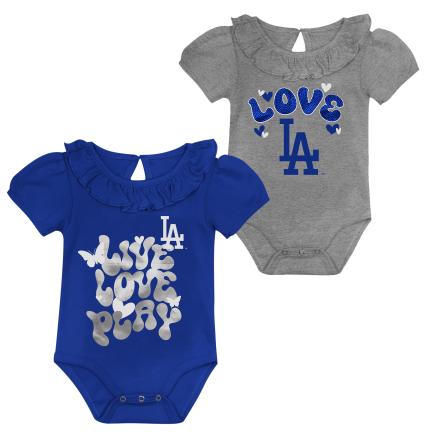 LOS ANGELES DODGERS NEWBORN 2-PIECE CREEPER SET