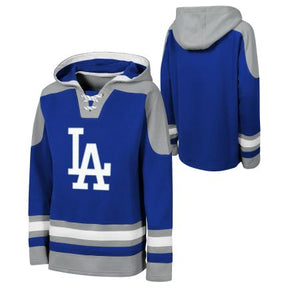 Los Angeles Dodgers Kids Pullover Hoodie – Blue