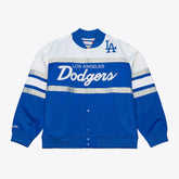 Mitchell & Ness Los Angeles Dodgers Royal Head Coach Lightweight Satin Full-Snap Jacket