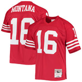 Men's Montona Scarlet San Francisco 49ers 1990 Legacy Player Jersey