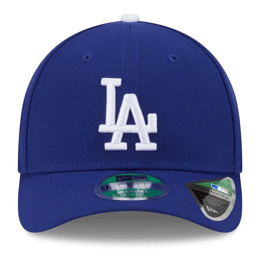 New Era Men's Los Angeles Dodgers New Era Royal 2025 MLB Postseason Side Patch M-Crown 9FORTY Adjustable Hat