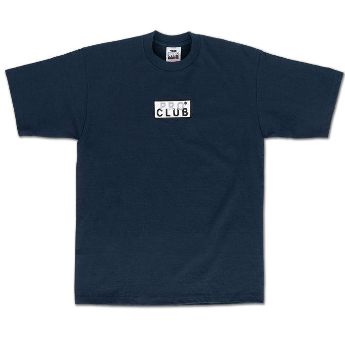 Pro Club Heavyweight Short Sleeve Embroidered Box Logo Tee