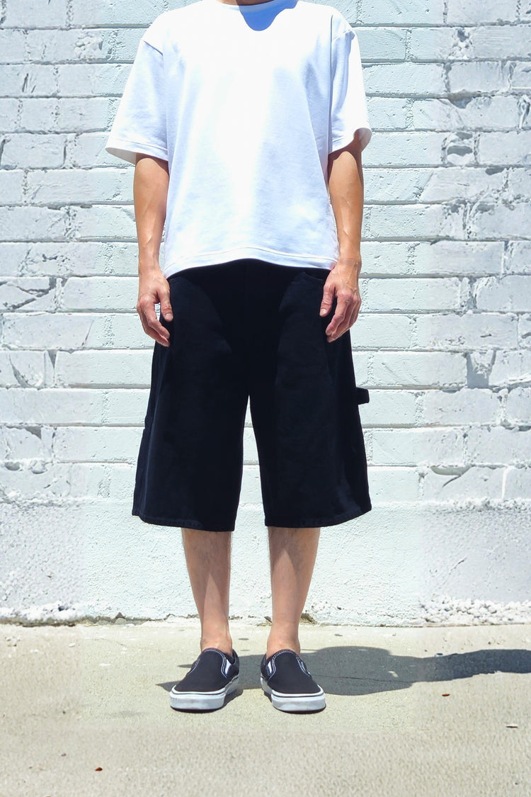 Neo Blue Baggy Carpenter Shorts