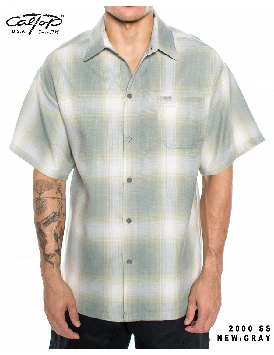 Cal Top 2000 S/S Plaid Shirt