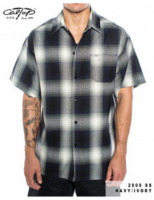 Cal Top 2000 S/S Plaid Shirt