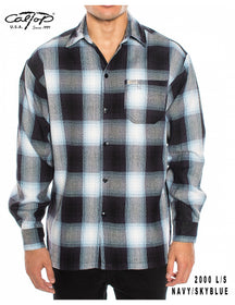 Cal Top 2000 L/S Plaid Shirt