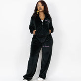 FB County Rhinestone Velour Tracksuit