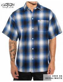 Cal Top 2000 S/S Plaid Shirt