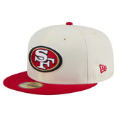 San Francisco 49ers 5950 2 toned Ivory/Red Hat