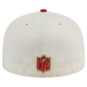 San Francisco 49ers 5950 2 toned Ivory/Red Hat