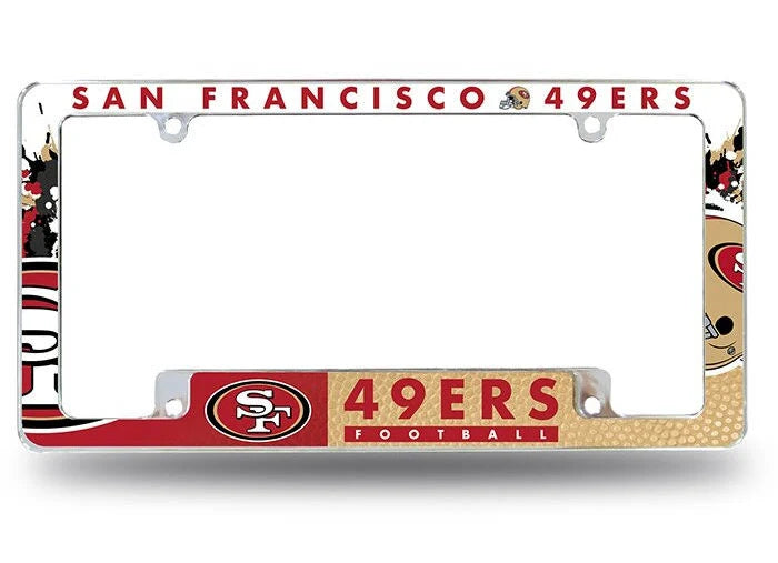 San Francisco 49ers Fan License Plate Frame