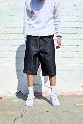 Neo Blue Denim Shorts