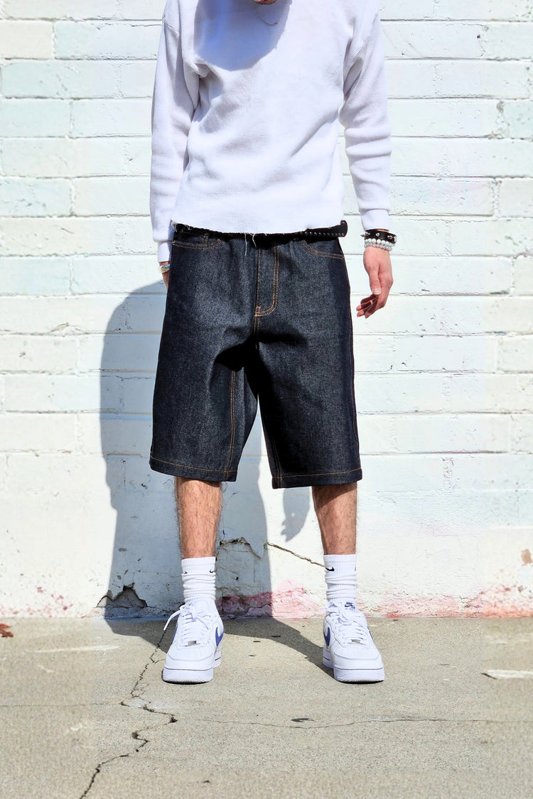 Neo Blue Denim Shorts