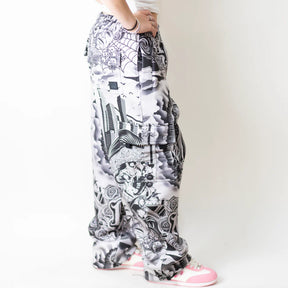 FB County Tatted Graffiti Sweatpants