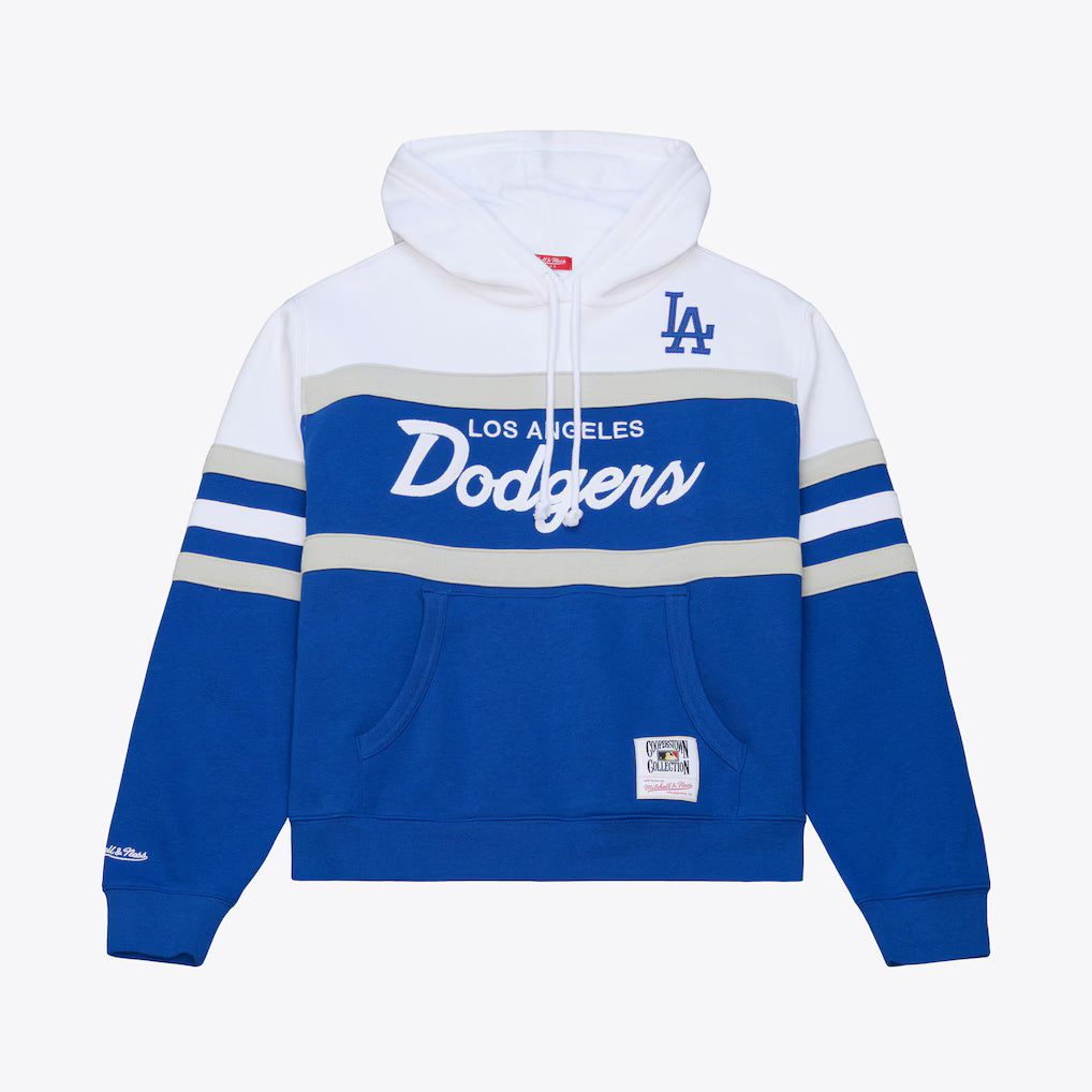 Mitchell & Ness Women's Los Angeles Dodgers Royal Head Coach Hoodie