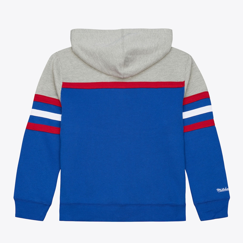 Mitchell & Ness Youth Los Angeles Dodgers Royal Head Coach Hoodie