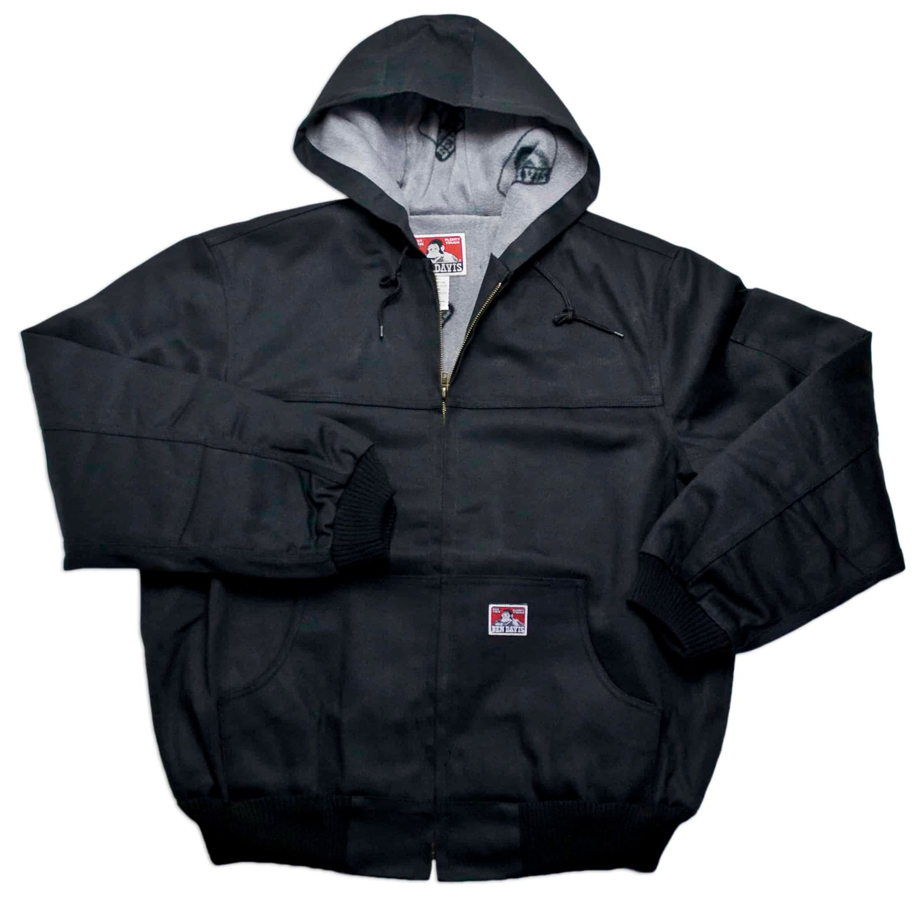Hooded Zippered Front Jacket