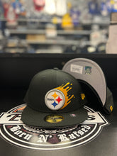 Pittsburgh Steelers 5950 Black Splatter Hat