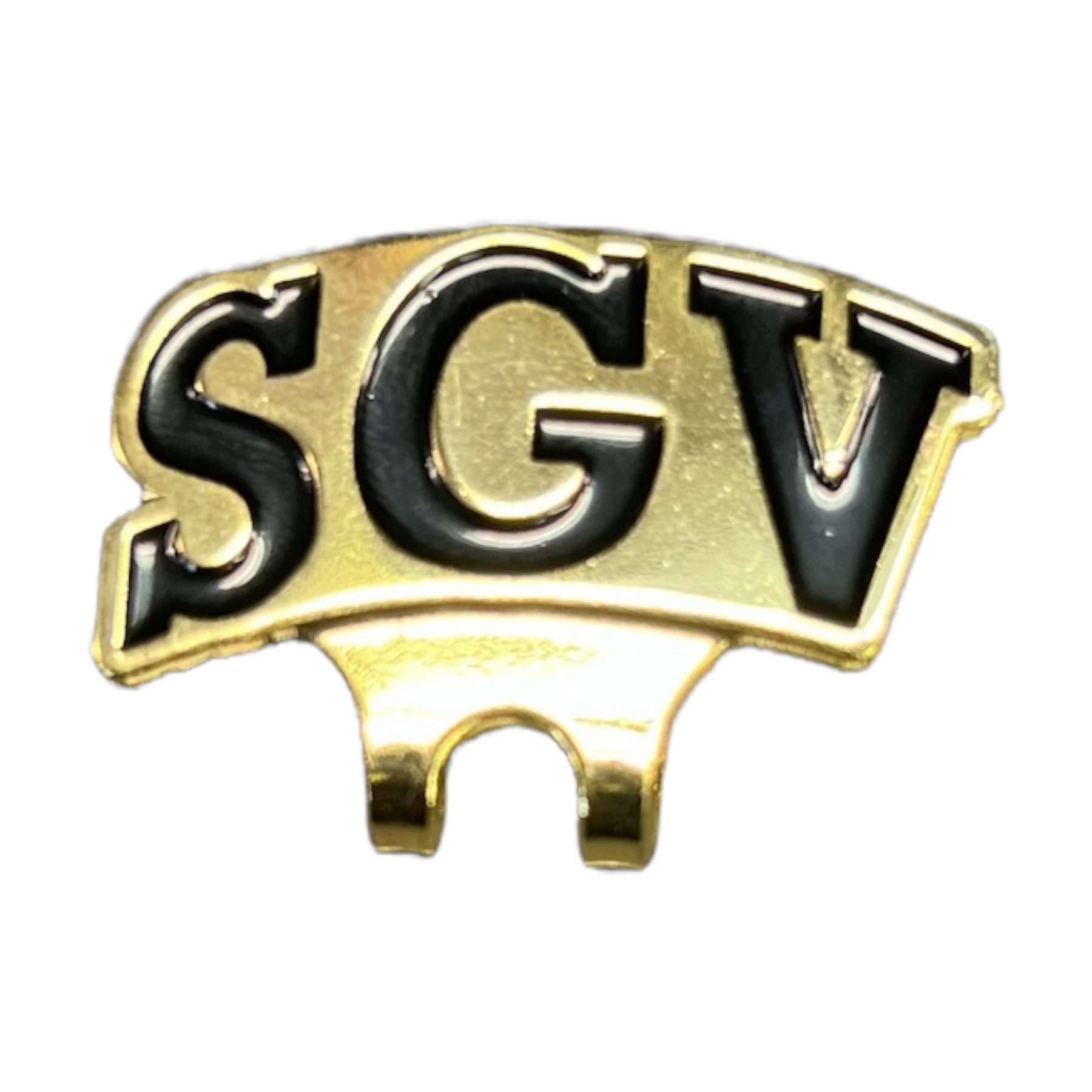 San Gabriel Valley SGV Gold and Black Hat Clip