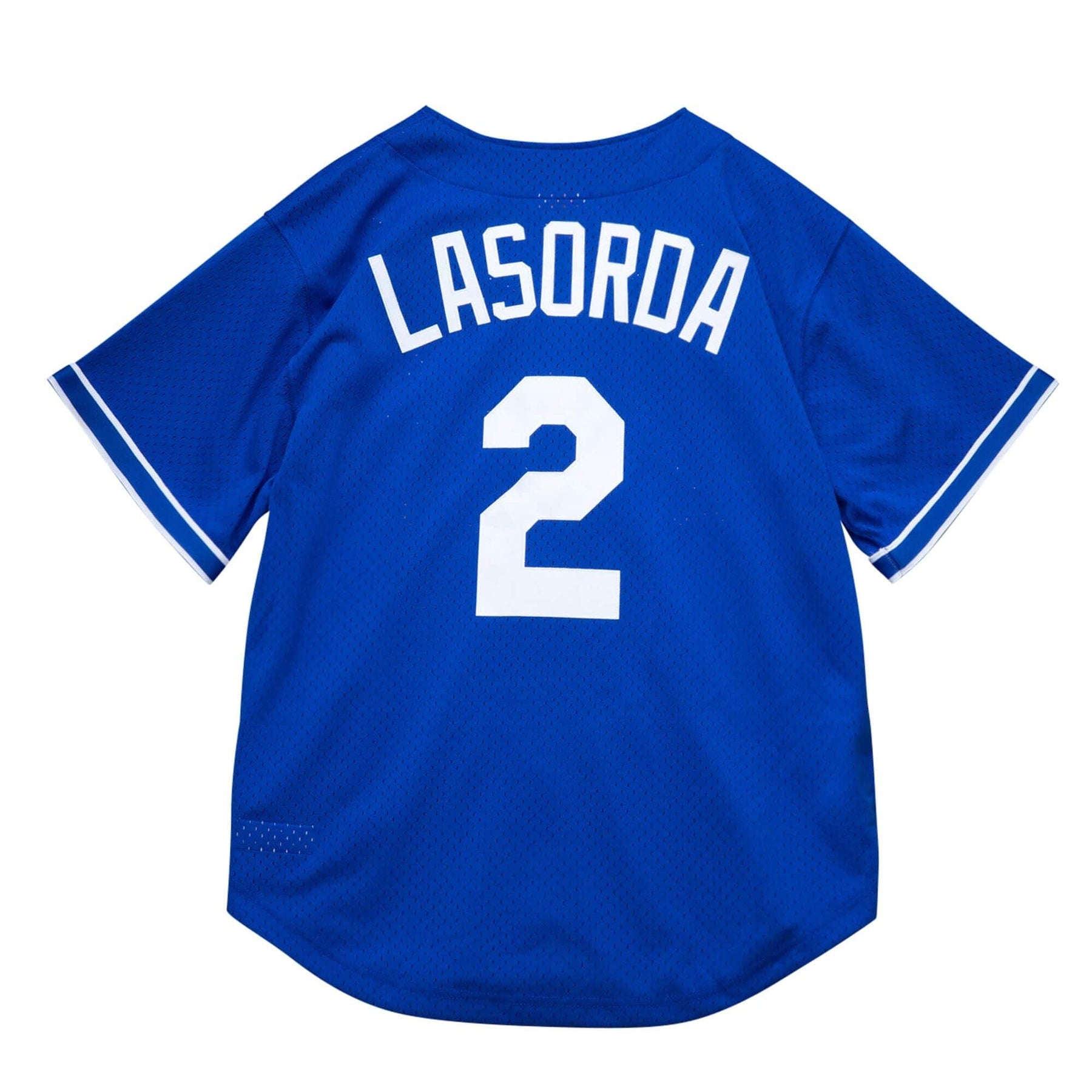 Authentic Tommy Lasorda Los Angeles Dodgers 1995 Button Front Jersey