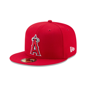 NEW ERA 59FIFTY AUTHENTIC COLLECTION LOS ANGELES ANGELS ON-FIELD GAME HAT - RED - Xtreme Wear