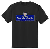 East Los Angeles Blue Street Sign  Tshirt - Xtreme Wear