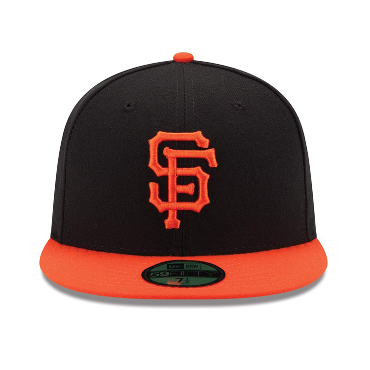 NEW ERA AUTHENTIC COLLECTION SAN FRANCISCO GIANTS ALTERNATE FITTED HAT - BLACK, ORANGE - Xtreme Wear