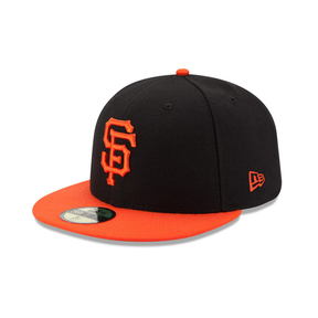 NEW ERA AUTHENTIC COLLECTION SAN FRANCISCO GIANTS ALTERNATE FITTED HAT - BLACK, ORANGE - Xtreme Wear