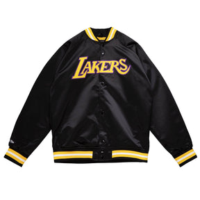 Double Clutch Lightweight Satin Jacket Los Angeles Lakers - Xtreme Wear