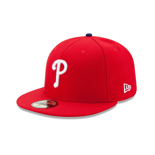 Philadelphia Phillies New Era Authentic Collection On-Field 59FIFTY Fitted Hat - Red 7 5/8